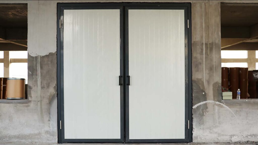 commercial swing door