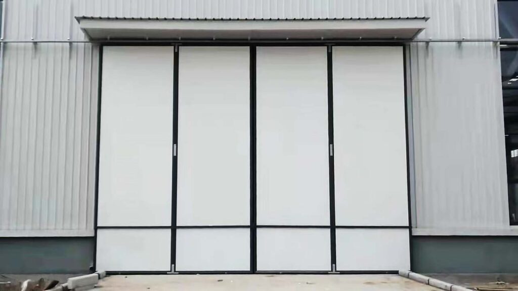 Warehouse sliding door
